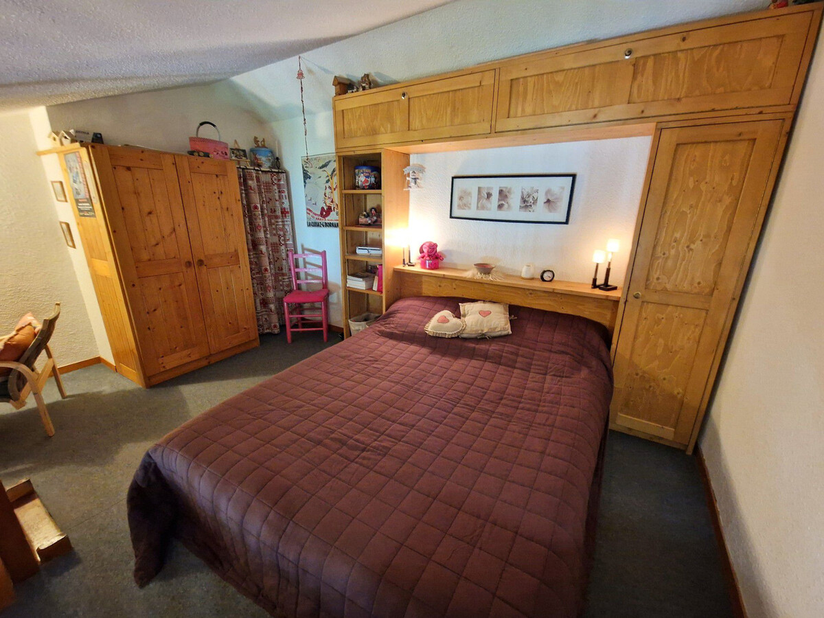 Studio mezzanine 6 pers avec vue pistes, Valfréjus - Photo 12