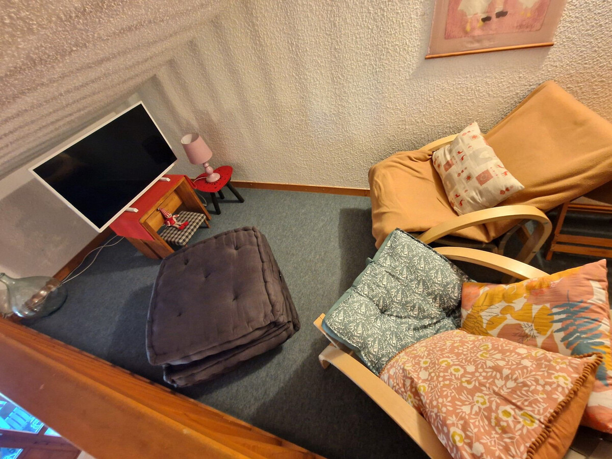 Studio mezzanine 6 pers avec vue pistes, Valfréjus - Photo 13