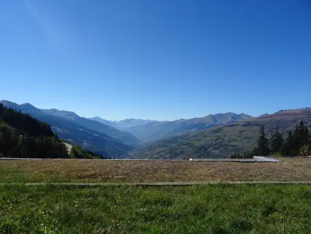 Studio 35m² terrasse sud, vue vallée aux Arcs 1600 : photo 4