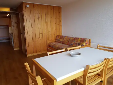 Studio 35m² terrasse sud, vue vallée aux Arcs 1600 : photo 5