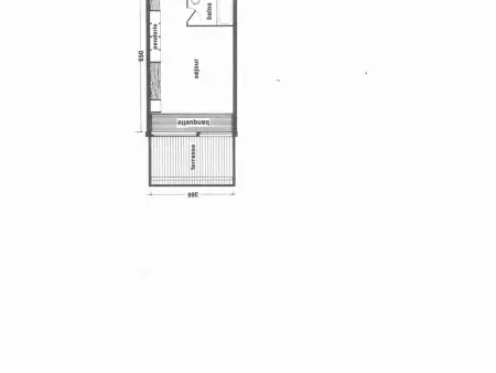 Studio 35m² terrasse sud, vue vallée aux Arcs 1600 : photo 16