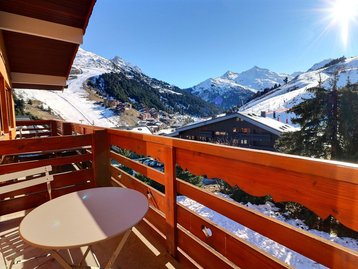 Studio cabine 4 pers. Méribel - Balcon sud, skis aux pieds - Photo 11