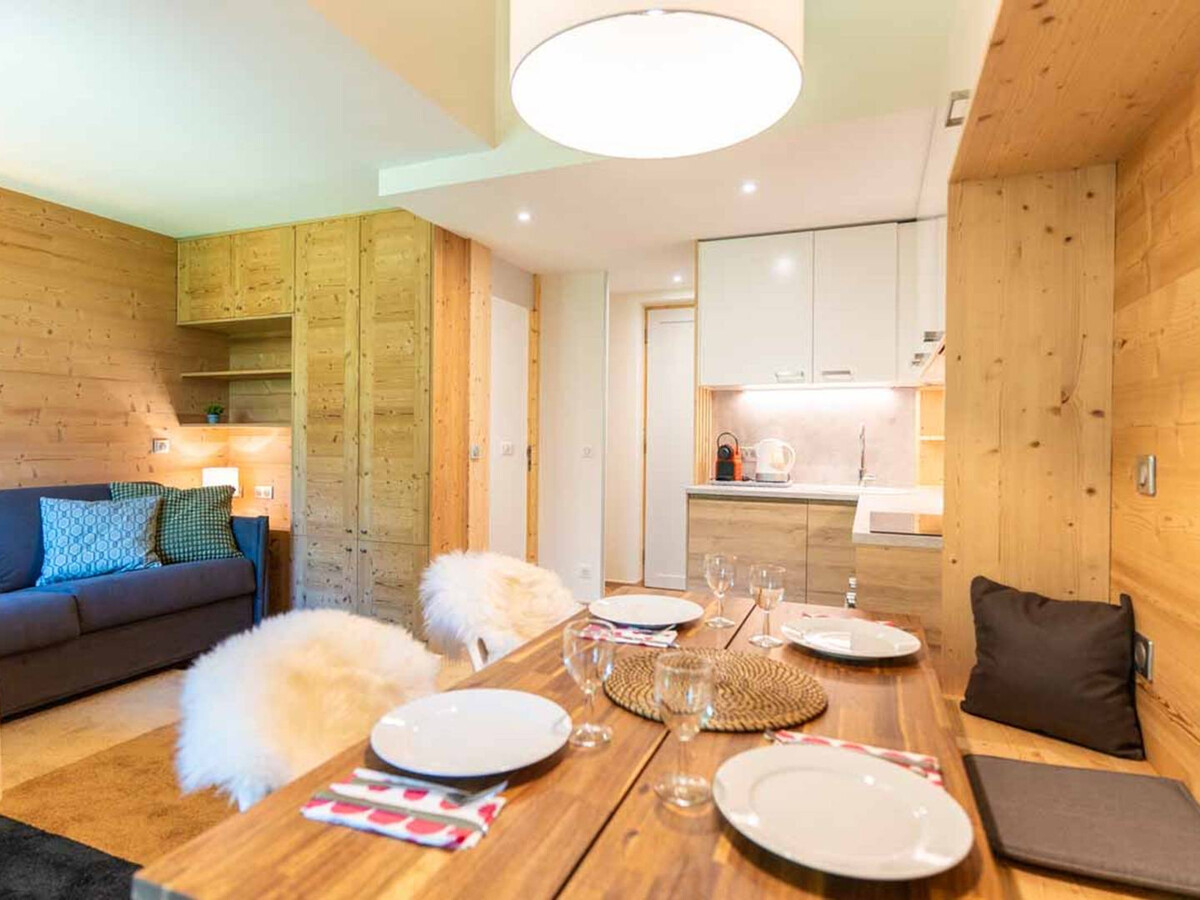 Studio rénové 29,6 m² pour 4 à Valmorel, balcon montagne - Photo 4