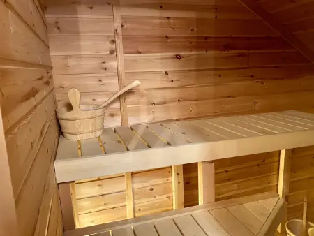 Haut de chalet 100m² avec sauna aux Angles, 6 pers. : photo 11