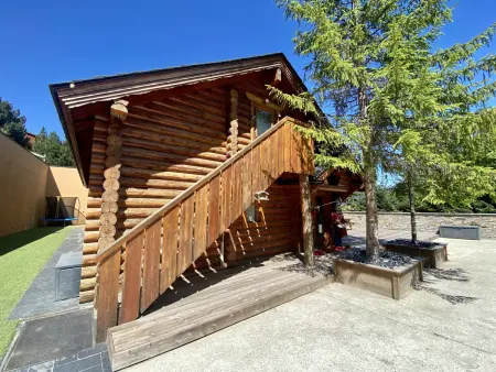 Haut de chalet 100m² avec sauna aux Angles, 6 pers. : photo 15