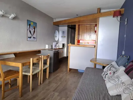 Studio 28m² ski aux pieds, balcon Sud, 4 personnes : photo 2