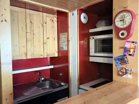 Studio 28m² ski aux pieds, balcon Sud, 4 personnes : photo 6