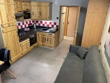 Location appartement à Le Grand Bornand, Studio au Grand-Bornand avec accès piscine, proche pistes et navette