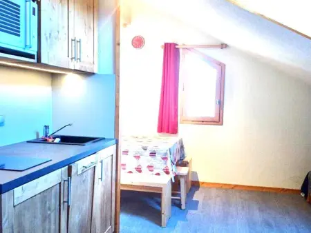 Studio 20m² ski aux pieds, balcon vallée à La Plagne : photo 4