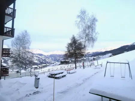 Studio 20m² ski aux pieds, balcon vallée à La Plagne : photo 11