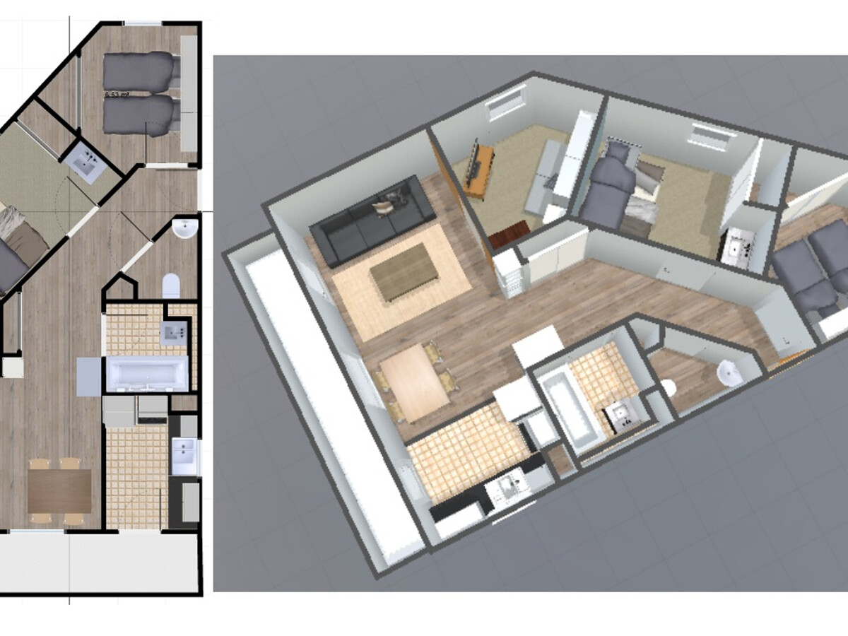 Élégant 4 pièces 62m² avec balcon sud à Val-d'Isère - Photo 14
