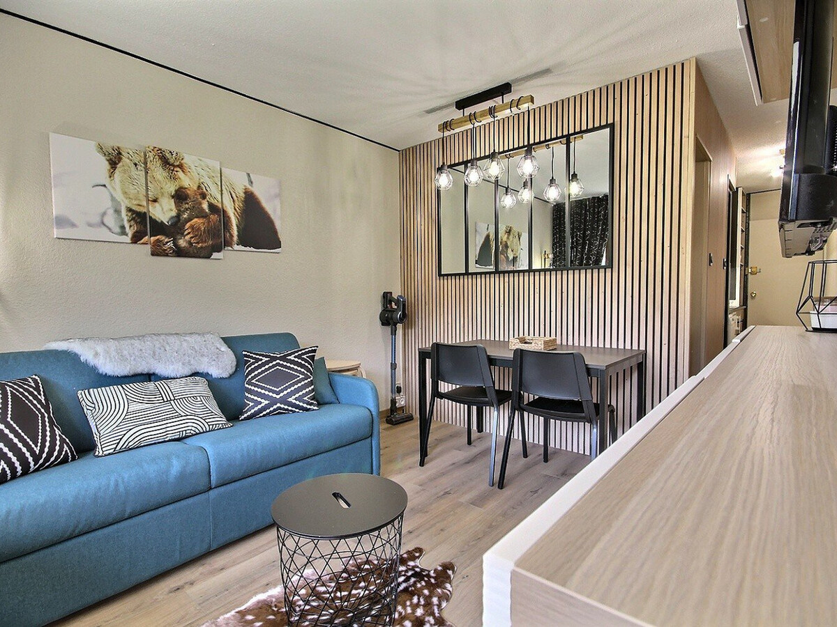 Studio-cabine rénové 4 pers, vue pistes, La Plagne - Photo 1