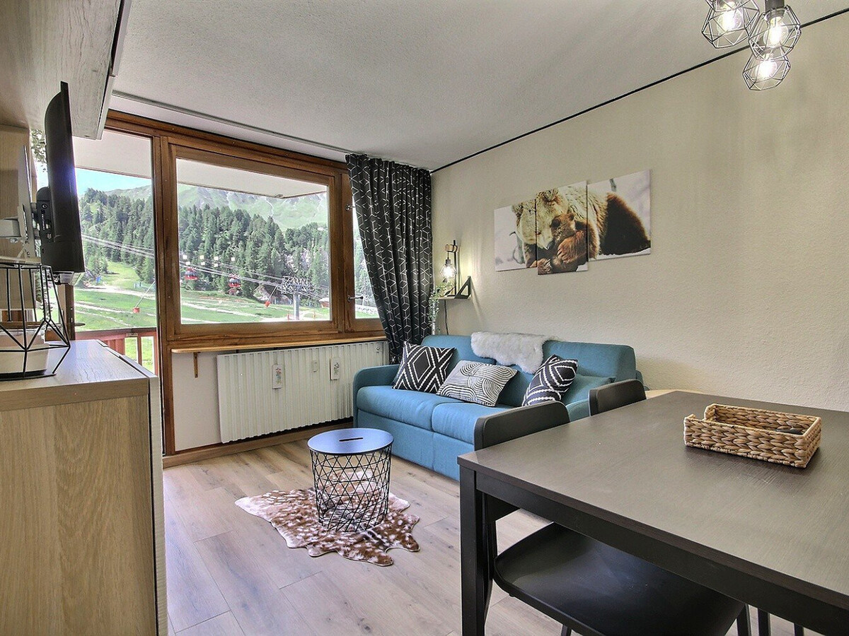 Studio-cabine rénové 4 pers, vue pistes, La Plagne - Photo 2