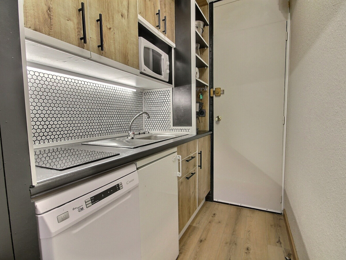 Studio-cabine rénové 4 pers, vue pistes, La Plagne - Photo 4