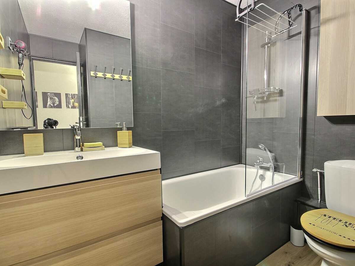 Studio-cabine rénové 4 pers, vue pistes, La Plagne - Photo 6