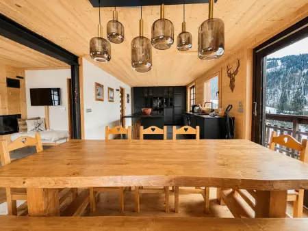 Chalet cosy à Flumet pour 8-10 pers. avec cheminée et WiFi - Photo 14