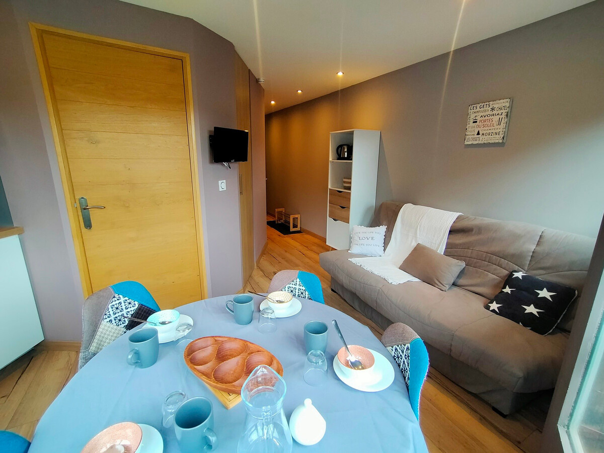 Studio rénové 4 pers à Avoriaz, exposé Sud - Photo 4