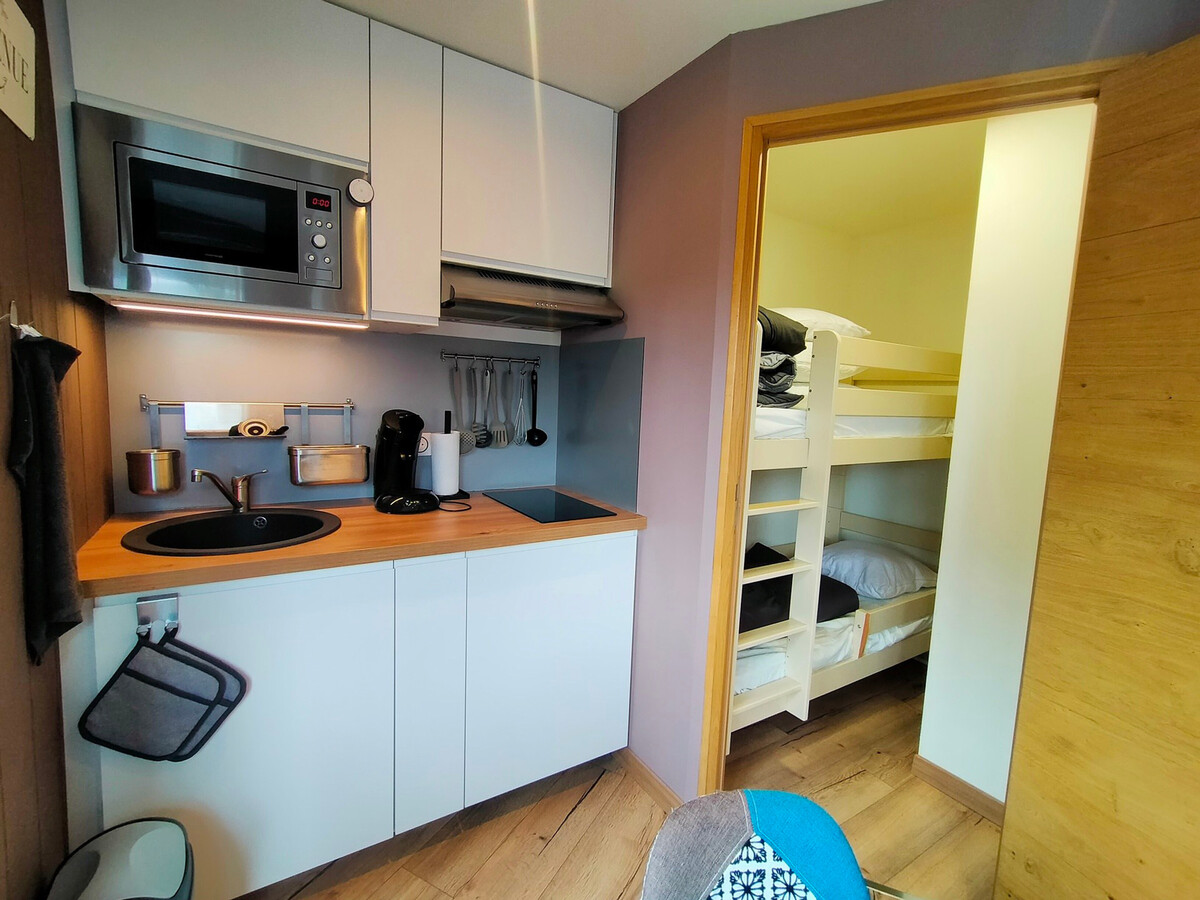 Studio rénové 4 pers à Avoriaz, exposé Sud - Photo 7