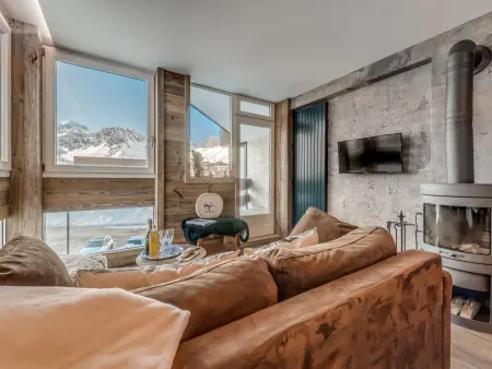 Location appartement à Tignes Le Lavachet, Appartement douillet à Tignes, 6 pers, balcon ensoleillé