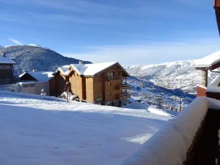 Appart 4 pièces 8 pers, balcon Sud, vue pistes, parking : photo 3