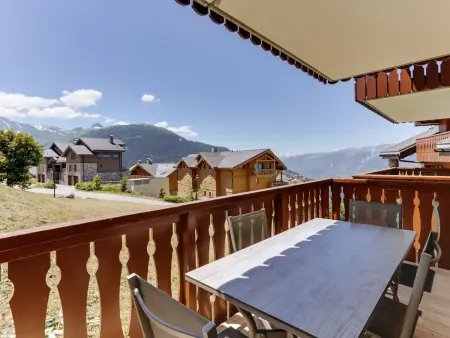 Appart 4 pièces 8 pers, balcon Sud, vue pistes, parking : photo 9