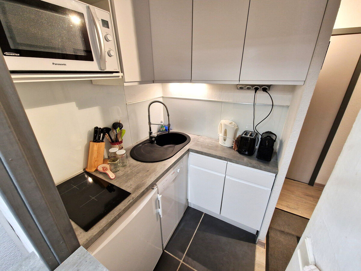 Appart 2 pièces + cabine, 6 pers, balcon sud-ouest à Valfréjus - Photo 4