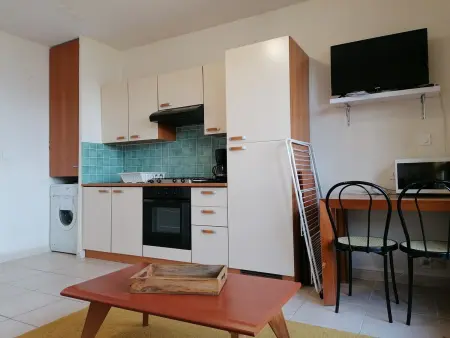Studio ensoleillé 4 pers. à Pra-Loup, accès direct aux pistes : photo 2
