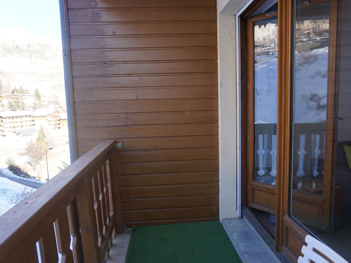 Studio cabine 4 personnes à Orcières, balcon et skis - Photo 9