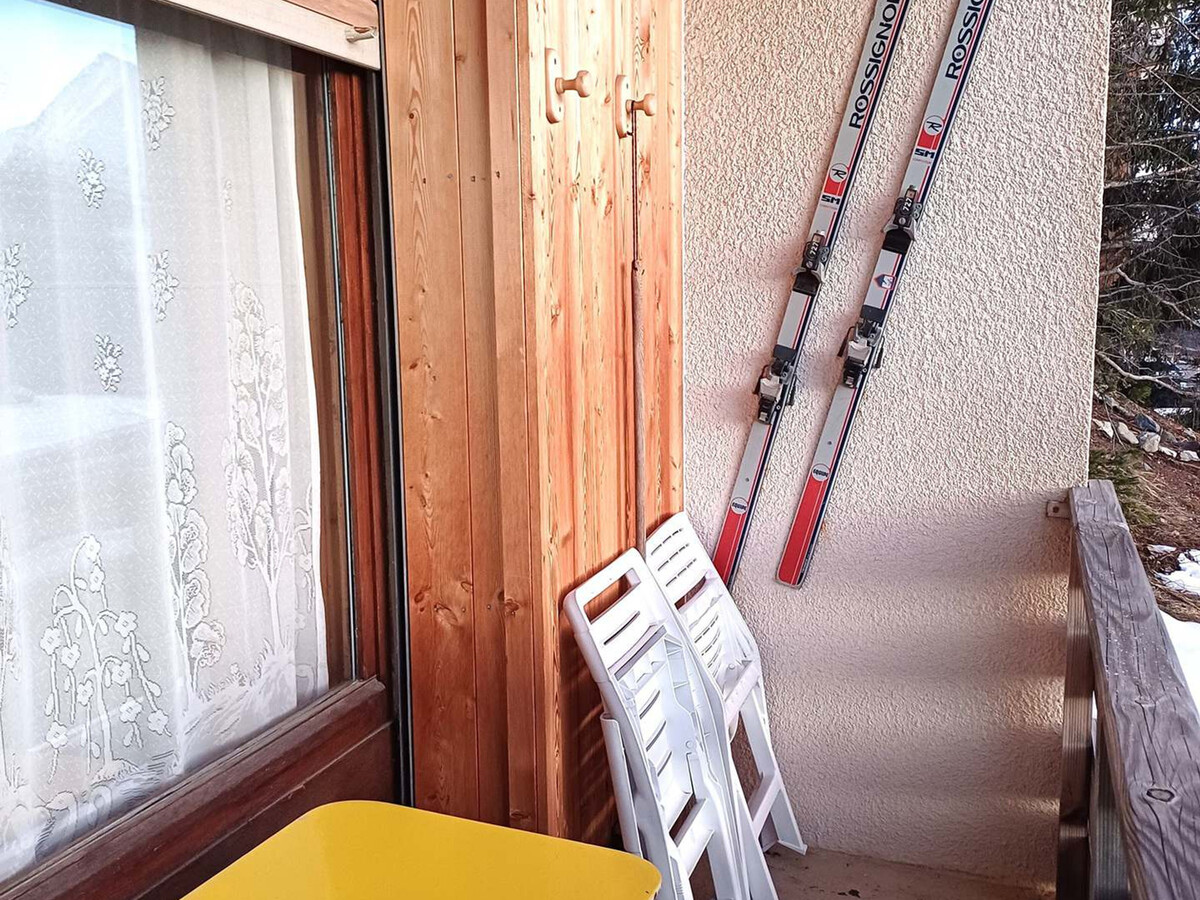 Studio 38m² 6 pers à Orcières, balcon sud vue vallée - Photo 7