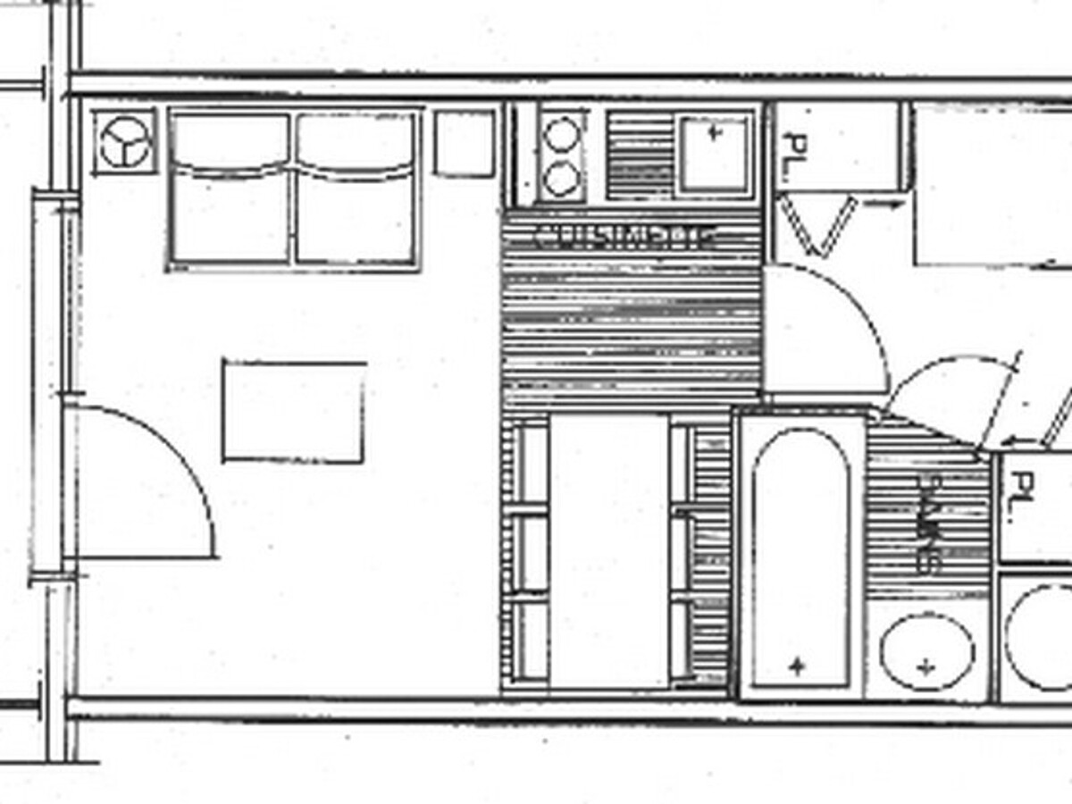 Studio cabine 22m² vue pistes, balcon sud, 4 pers - Photo 4