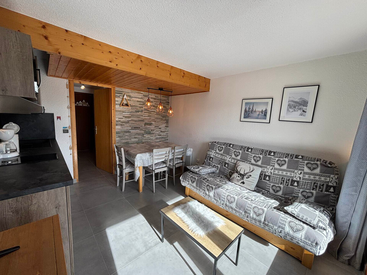 Studio cabine 22m² vue pistes, balcon sud, 4 pers - Photo 7