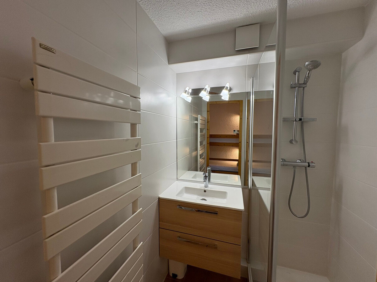 Studio cabine 4 pers. Les Saisies, balcon sud vue pistes - Photo 4