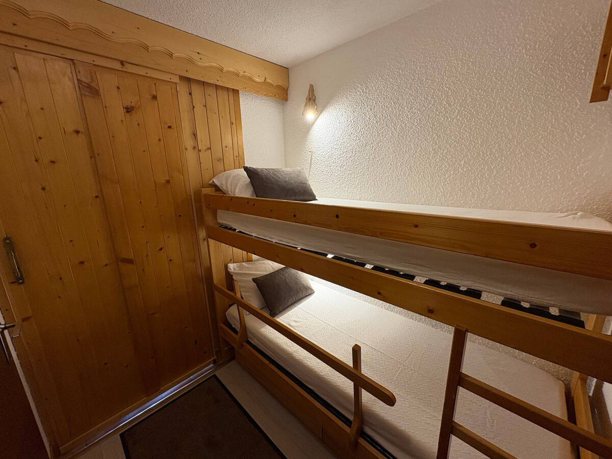 Studio cabine 4 pers. Les Saisies, balcon sud vue pistes - Photo 10