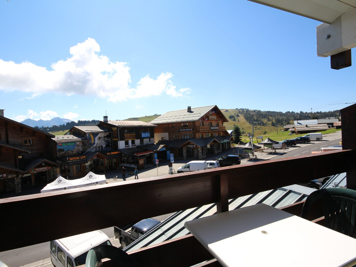 Studio cabine 4 pers. Les Saisies, balcon sud vue pistes - Photo 11