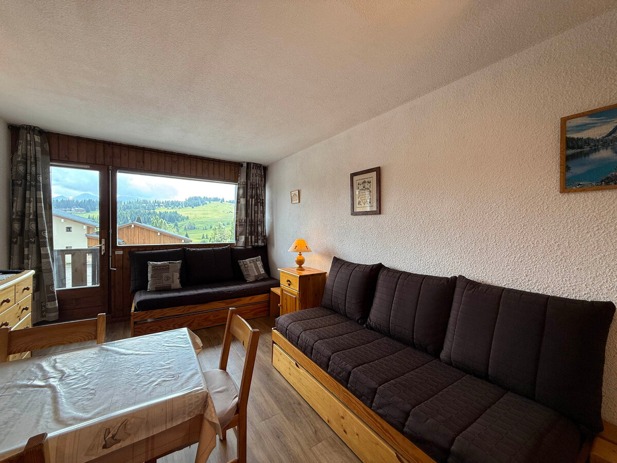 Studio 4 personnes aux Saisies avec parking et vue pistes - Photo 1