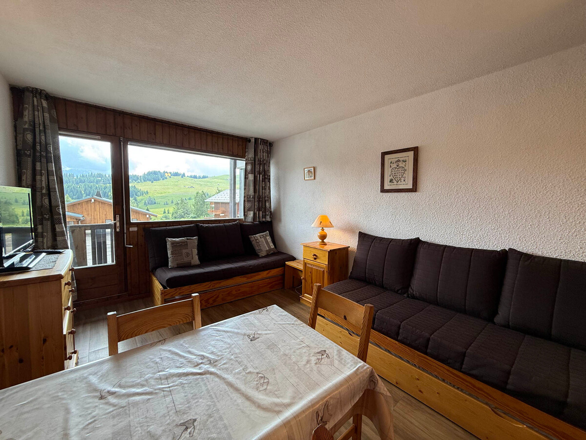 Studio 4 personnes aux Saisies avec parking et vue pistes - Photo 6