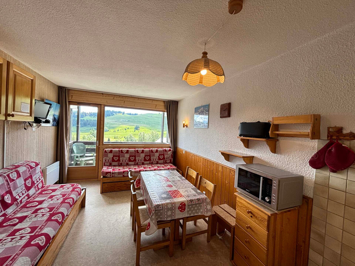 Studio 18m² aux Saisies, vue Beaufortain et pistes - Photo 2