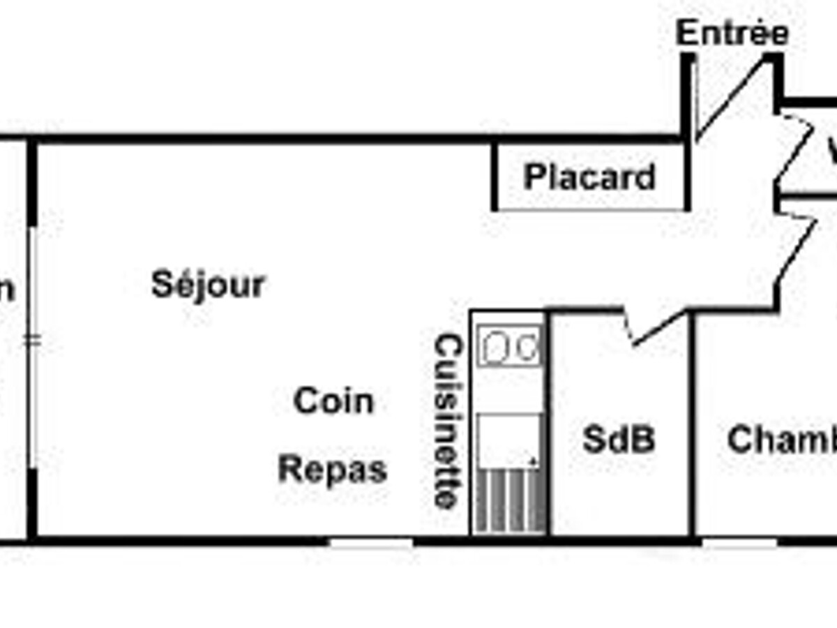 Appartement 2 pièces plein sud aux Saisies, 6 pers - Photo 3