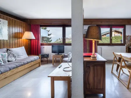 Location appartement à Megève, Studio à Megève Rochebrune, à 10 min du centre, pour 2 personnes