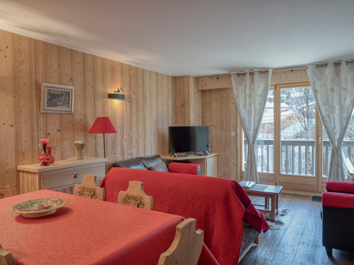 Appartement 2 pièces Megève, balcon sud, parking couvert - Photo 3