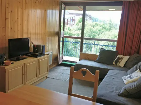 Appartement 2 pièces cabine, balcon Sud-Ouest aux Arcs 1800 : photo 12