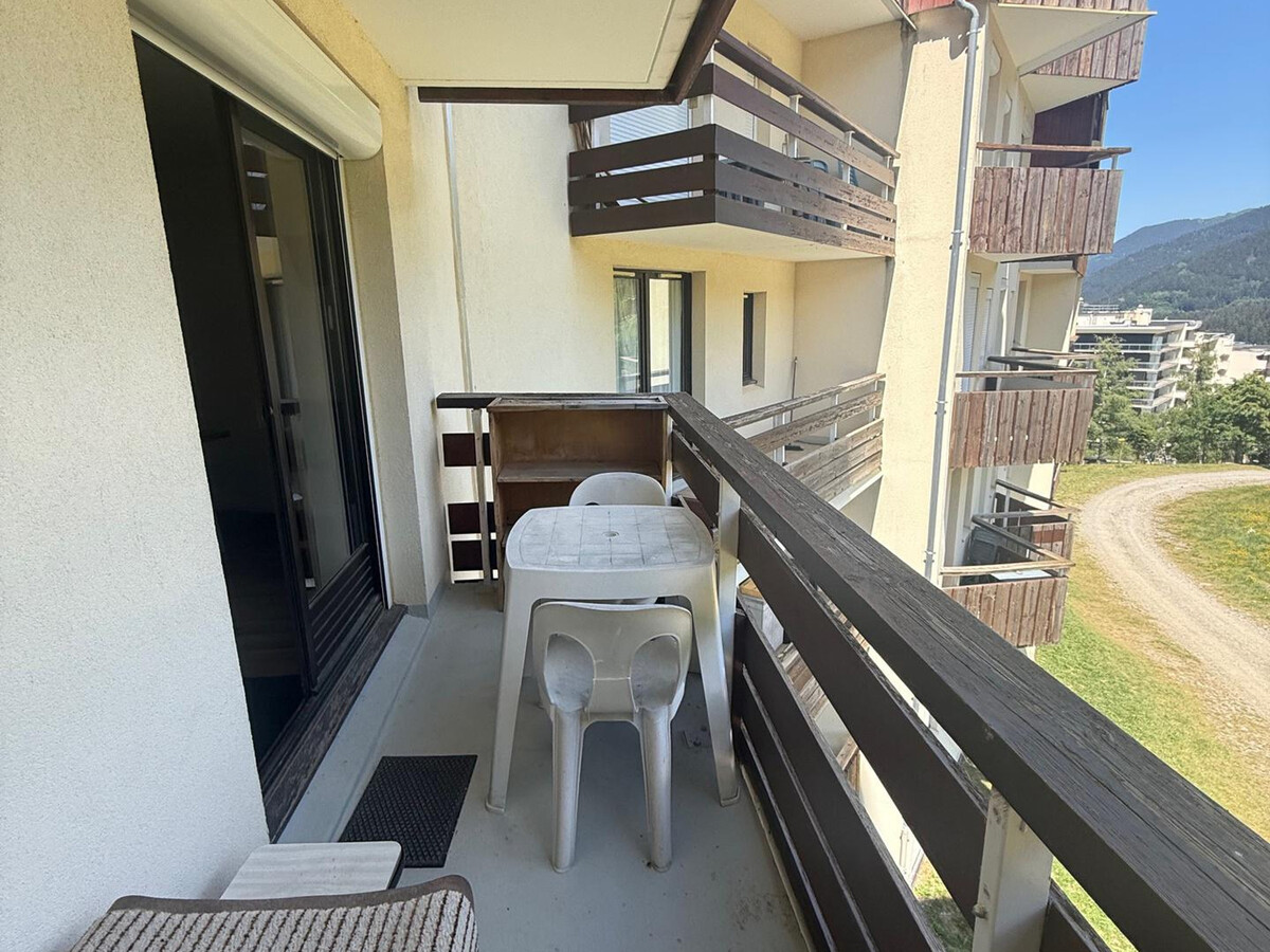 Appartement 2 pièces cabine aux Adrets, balcon vue piste - Photo 9