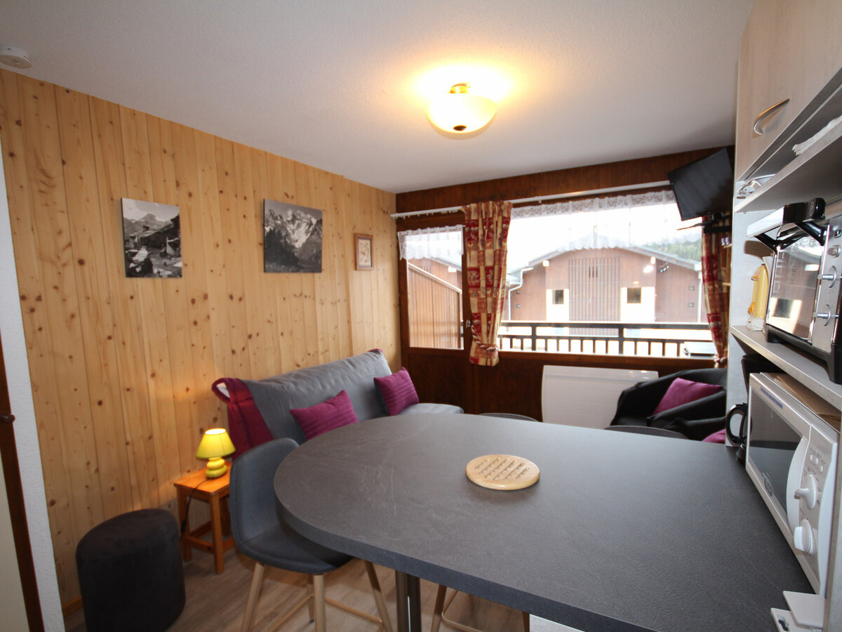 Studio cabine 4 pers. avec garage fermé aux Saisies - Photo 8