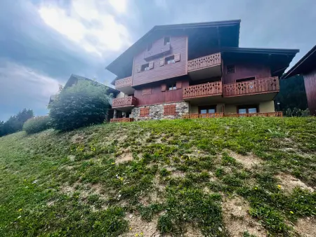 T2 37m² Les Saisies, balcon vue montagne, parking : photo 14