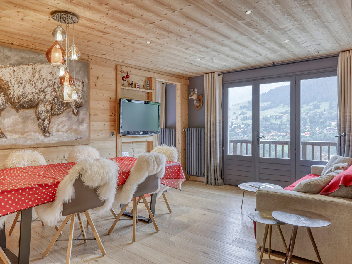 Appartement 3 pièces Megève, balcon vue Mont-Blanc - Photo 1