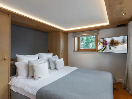 Chalet moderne et spacieux à Megève, 5 chambres, jacuzzi, salle TV, proche centre et remontée mécanique - Photo 7