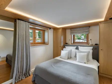 Chalet moderne et spacieux à Megève, 5 chambres, jacuzzi, salle TV, proche centre et remontée mécanique - Photo 9