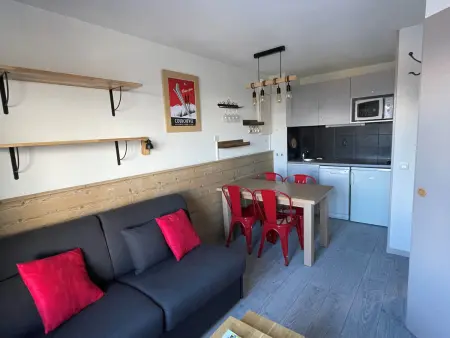 Location appartement à La Tania, Appartement chaleureux 4 pers à La Tania, balcon avec vue
