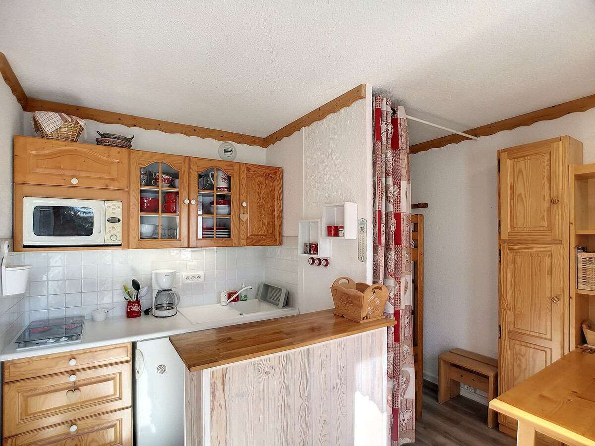 Studio cabine rénové 4 pers aux Menuires, balcon sud-ouest - Photo 5