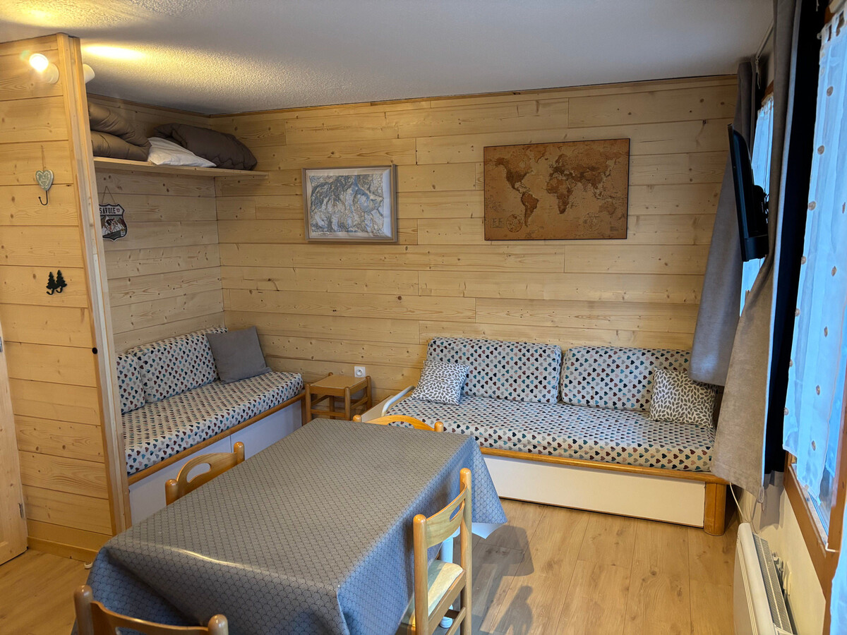 Studio rénové 25m² · 4 pers · Terrasse · Casier à ski - Photo 1